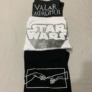 3 Pack of assorted Graphic Tees